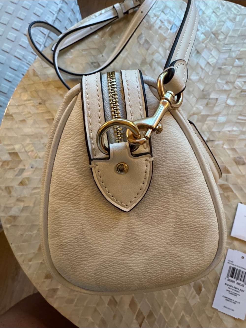 Coach Mini Rowan -Chalk/Glacier White - Picture 6 of 6